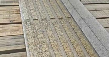 石嘴山黄金麻盲道石 盲条