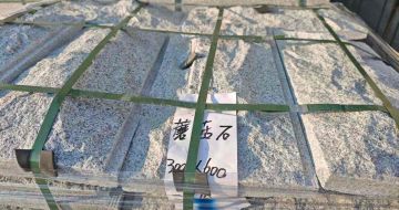 石嘴山芝麻白蘑菇石，自然面