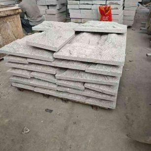 石嘴山芝麻白蘑菇石，自然面