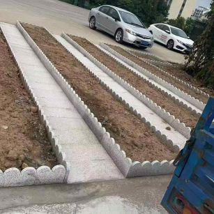 石嘴山芝麻白花边石