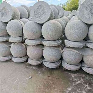 石嘴山圆球石球挡车球