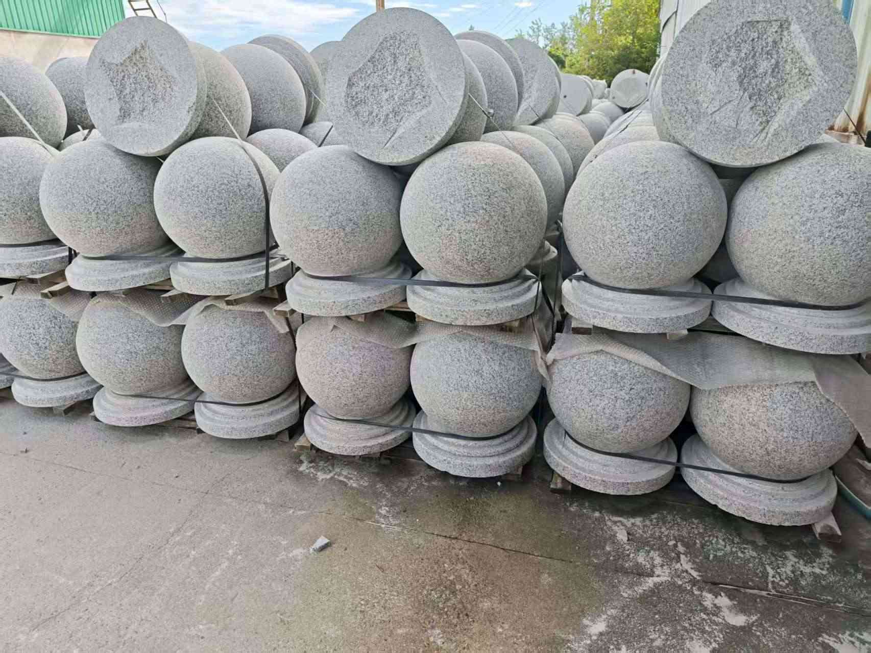 石嘴山圆球石球挡车球